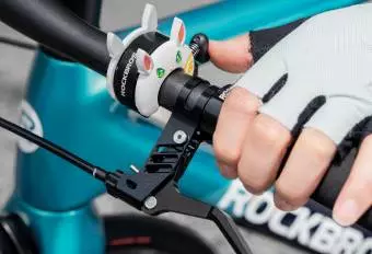 Dzwonek rowerowy Rockbros dziecięcy 100dB 340011001 Biały Królik