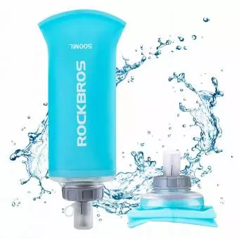 Miękki składany bidon Rockbros 500 ml 35210027001 Niebieski