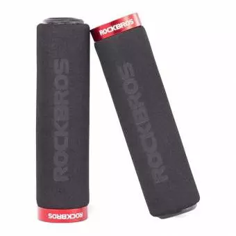 Uchwyty rowerowe Rockbros z gąbki na kierownicę BT1001BKRD Czarno - czerwone