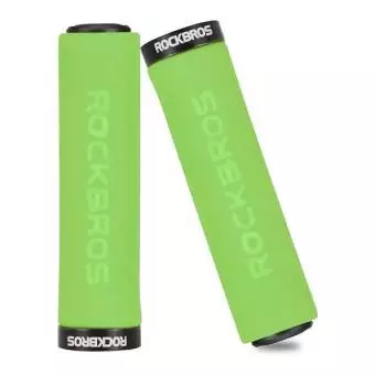 Uchwyty rowerowe Rockbros z gąbki na kierownicę BT1001GNBK Zielono - czarne