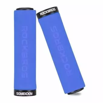 Uchwyty rowerowe Rockbros z gąbki na kierownicę BT1001BLBK Niebiesko - czarne