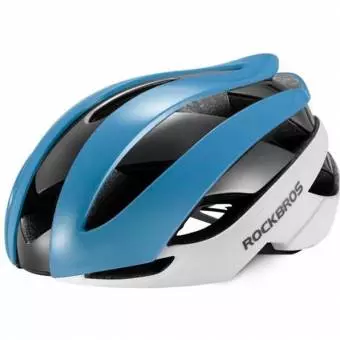 Kask rowerowy Rockbros rozmiar L 10110004003 Niebiesko - biały