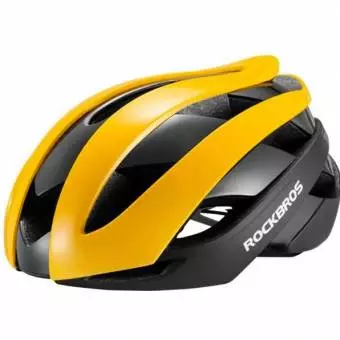 Kask rowerowy Rockbros rozmiar L 10110004005 Żółto - czarny