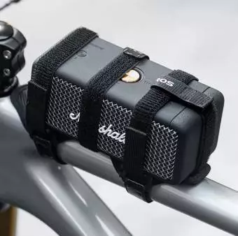 Pasek rowerowy z rzepem Rockbros na głośnik Bluetooth lub bidon 50210064001 Czarny