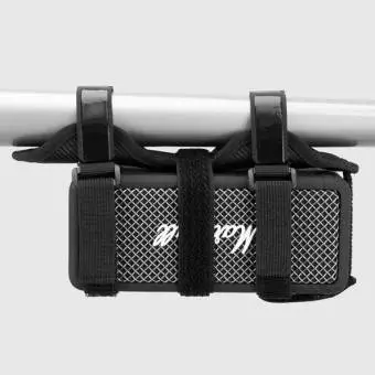 Pasek rowerowy z rzepem Rockbros na głośnik Bluetooth lub bidon 50210064001 Czarny
