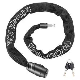Zapięcie Rowerowe Rockbros Łańcuch 95 cm 3230001001 Czarny