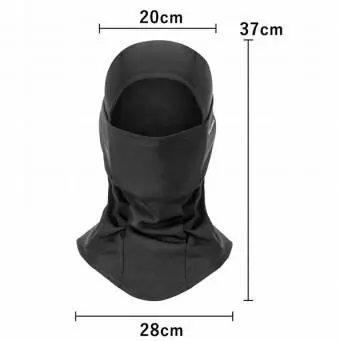 Kominiarka sportowa Rockbros LF7345BK ocieplana Czarna