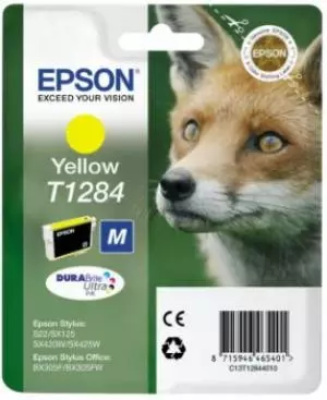 Epson Tusz T1284 Yellow do SX125/SX130/SX425W/SX430