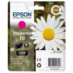 Epson Tusz T1803 Purpurowy  3.3ml do XP-30/102/20x/30x/40x