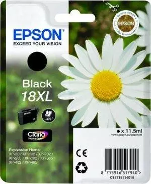 Epson Tusz T1811 BLACK  11.5ml do XP-30/102/20x/30x/40x