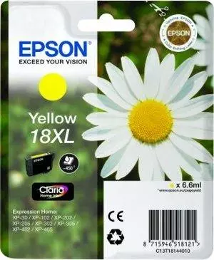 Epson Tusz T1814 YELLOW  6.6ml do XP-30/102/20x/30x/40x