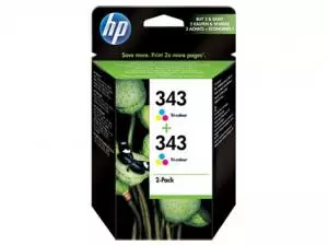 HP Tusz nr 343 Dwupak Kolor CB332EE