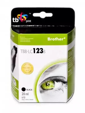 TB Print Tusz do Brother LC123 Black TBB-LC123B