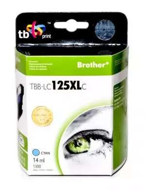 TB Print Tusz do Brother LC125XL Cyan TBB-LC125XLC