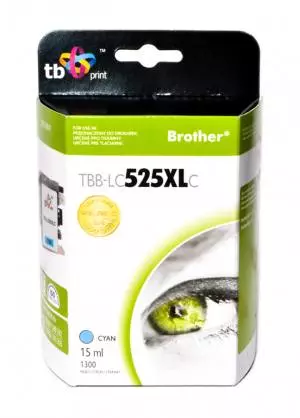 TB Print Tusz do Brother LC529/539 CYAN TBB-LC525XLC