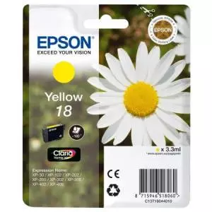 Epson Tusz T1804 YELLOW  3.3ml do XP-30/102/20x/30x/40x