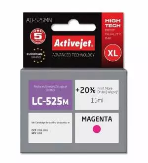 Tusz Activejet AB-525MN (Brother LC525M) supreme XL 15ml magenta