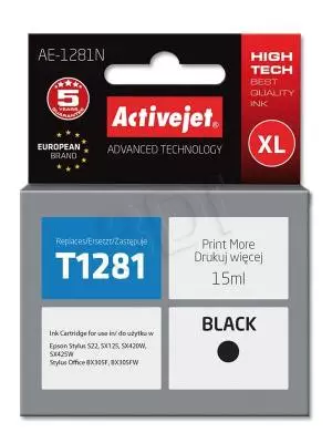 Tusz Activejet AE-1281N (Epson T1281) supreme XL 15ml czarny