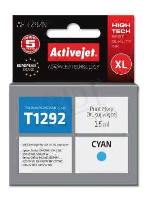 Tusz Activejet AE-1292N (Epson T1292) supreme XL 15ml cyan