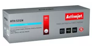 Toner Activejet ATH-531N (HP 304A/ Canon CRG-718C CC531A) supreme 2800str. cyan