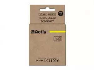 Tusz Actis KB-1100Y (Brother  LC980/LC1100HY/LC65HY) standard 19ml yellow