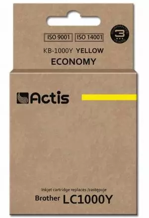 Tusz Actis KB-1000Y (Brother  LC1000Y/LC970Y) standard 36ml yellow