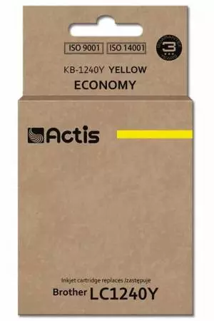 Tusz Actis KB-1240Y (Brother  LC1240Y/LC1220Y) standard 19ml yellow