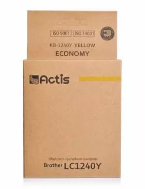 Tusz Actis KB-1240Y (Brother  LC1240Y/LC1220Y) standard 19ml yellow