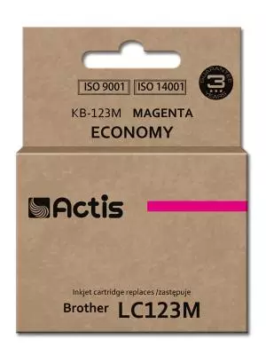 Tusz Actis KB-123M (Brother  LC123M/LC121M) standard 10ml magenta