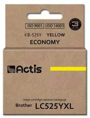 Tusz Actis KB-525Y (Brother  LC525Y) standard 15ml yellow