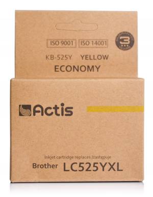 Tusz Actis KB-525Y (Brother  LC525Y) standard 15ml yellow
