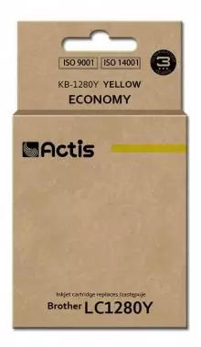 Tusz Actis KB-1280Y (Brother  LC1280Y) standard 19ml yellow