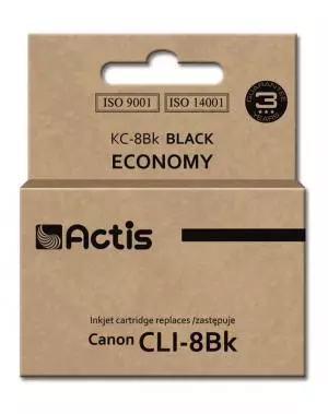 Tusz Actis KC-8Bk (Canon  CLI-8BK) standard 14ml czarny Chip