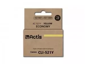 Tusz Actis KC-521Y (Canon  CLI-521Y) standard 10ml yellow Chip