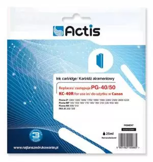 Tusz Actis KC-40R (Canon  PG-40/ PG-50) standard 25ml czarny