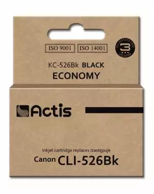 Tusz Actis KC-526BK (Canon  CLI-526BK) standard 10ml czarny Chip