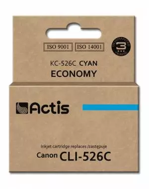 Tusz Actis KC-526C (Canon  CLI-526C) standard 10ml cyan Chip