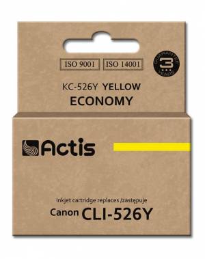 Tusz Actis KC-526Y (Canon  CLI-526Y) standard 10ml yellow Chip