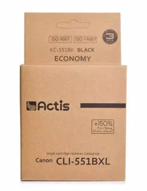 Tusz Actis KC-551BK (Canon  CLI-551BK) standard 12ml czarny Chip