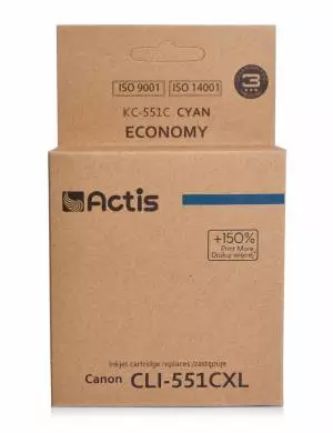 Tusz Actis KC-551C (Canon  CLI-551C) standard 12ml cyan Chip