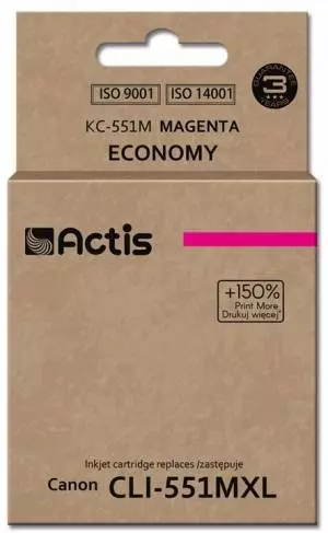 Tusz Actis KC-551M (Canon  CLI-551M) standard 12ml magenta Chip