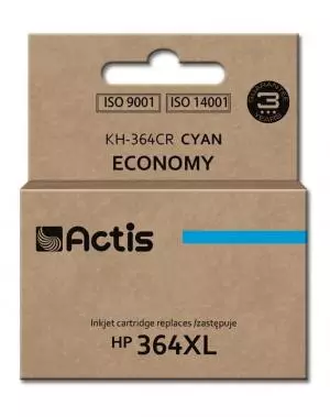 Tusz Actis KH-364CR (HP 364XL CB323EE) standard 12ml cyan Chip