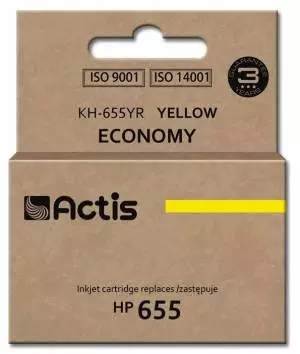 Tusz Actis KH-655YR (HP 655 CZ112AE) standard 12ml yellow Chip