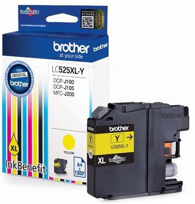 Tusz Brother LC525XLY YELLOW 1300 do DCP-J100 DCP-J105 ...