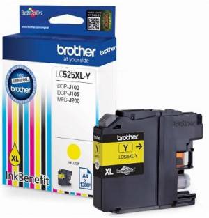 Tusz Brother LC525XLY YELLOW 1300 do DCP-J100 DCP-J105