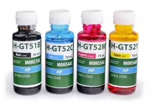 Zestaw HP GT51 + 3x GT52 4 tusze CMYK TFO