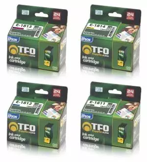 Zestaw TFO 4 tusze Epson CMYK T1811 - T1814