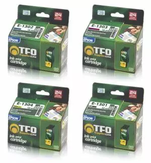 Zestaw TFO 4 tusze Epson CMYK T1301 - T1304