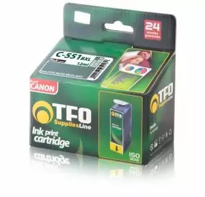 Tusz Canon TFO C-551BXL (CLI551XL B) black 12ml