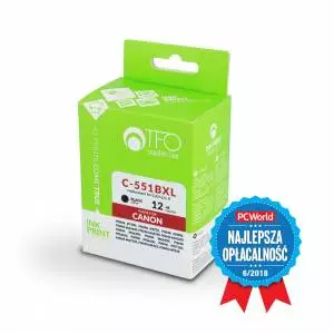 Tusz Canon TFO C-551BXL (CLI551XL B) black 12ml